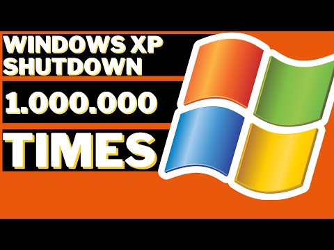 Windows XP Shutdown 1,000,000 times | sound effect one million times meme