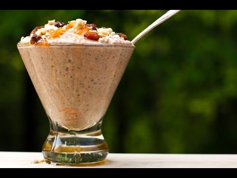 raw-porridge,-goji-berry,-pine-nut,-dates-&-homemade-coconut-milk-recipe!