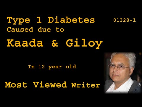 Discussion with type 1 patient - Kaada and Giloy caused type 1 diabetes - Health01328-1