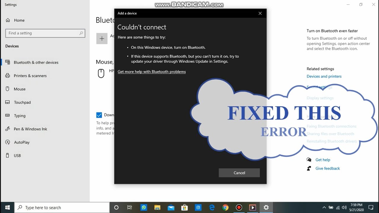Bluetooth Not Working in Windows 10 || (Solved) - YouTube