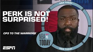 Kendrick Perkins’ vision for Chris Paul with the Warriors 🍿 | NBA Today