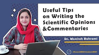 Writing the Scientific Opinions and Scientific Commentaries