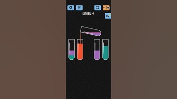 Water Color Sort level 4 walkthrough Solution