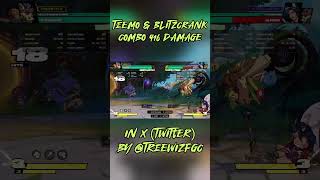 @2XKO Teemo &amp; Blitzcrack 916 Damage COMBO 🤖🍄🔥 #2xko #riotgames #teemo #blitzcrank