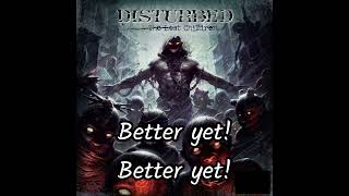 DISTURBED - THIS MOMENT (Lyric Video)