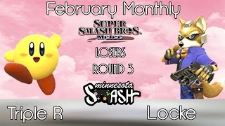 UofM Feb. Monthly - Triple R vs Locke (SSBM LR3)