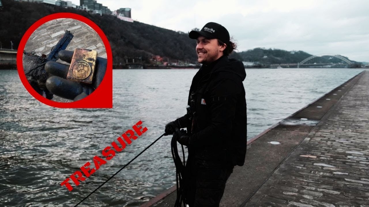 Magnet Fishing Fort Pit Where The Rivers Meet, What Will We Find? 