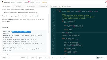 LeetCode 每日一題 Daily Challenge 2448. Minimum Cost to Make Array Equal