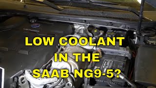 SAAB 9-5 Turbo6 - Low on Coolant? - Easy DIY Fix!