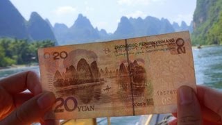Li River Bamboo Boat Cruise down the Li River from Guilin to Yangshuo, China (Lijiang: 从桂林到阳朔漓江竹游船)