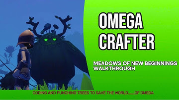 SURVIVIVAL, MONSTERS, AND AUTOMATION - OMEGA CRAFTER WALKTHROUGH [PART 1] [NO COMMENTARY]