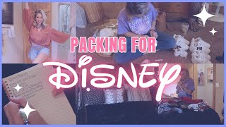 PACKING FOR A FAMILY OF 6 FOR DISNEY ✈️🧳 | Aaryn Williams