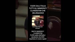 MELONI FUORI subito dall'Italia i clandestini che NON rispettano le nostre regole!sei tu d’accordo??