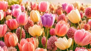 A Graceful Afternoon Along the Flower Path ✨ | Piano & Flute Waltzes · Study & Work