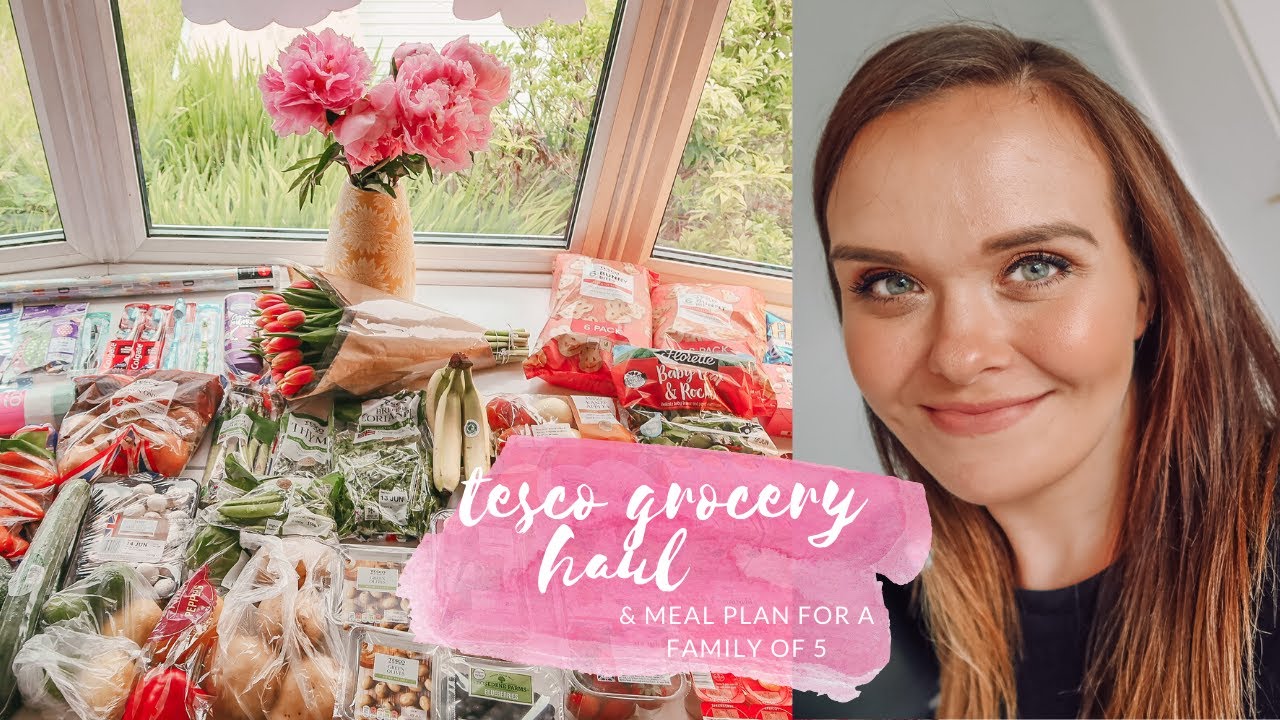 Покупки продуктов в Tesco и план питания — идеи для семейных обедов — июнь 2020