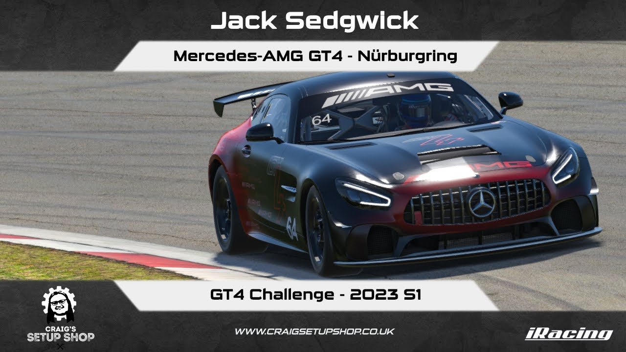 iRacing - 23S1 - Mercedes-AMG GT4 - GT4 Challenge - Nürburgring - Jak