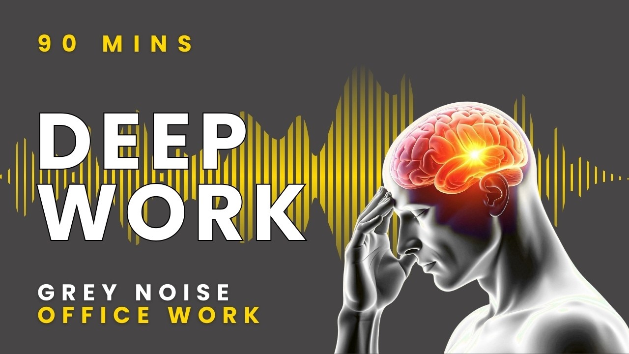 BLOCK CONVERSATIONS | Grey Noise for ADHD Deep Work • 90 Minutes