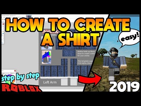 How To Create Your Own Shirt Easy Fast Tutorial - how to make your own shirt 2019 easy fast tutorial roblox