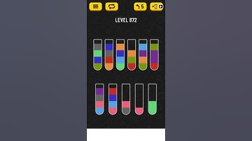 【Water Sort Puzzle】 Level 872