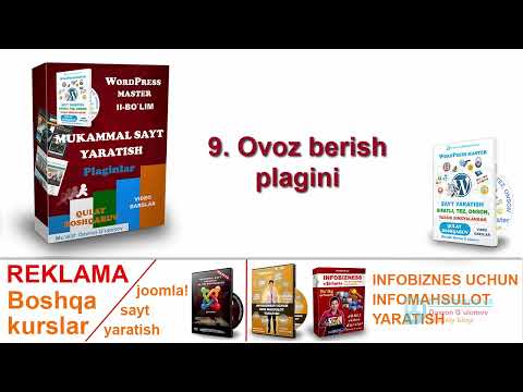 Video: WordPress mavzusini qanday sozlash mumkin?