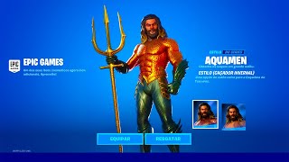 COMO RESGATAR A SKIN DO AQUAMAN NO FORTNITE BATTLE ROYALE!