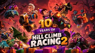💀 10TH ANIVERSARY OF HILL CLIMB RACING 2  UPDATE !! #hcr2 #hillclimbracing 