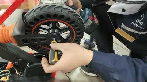 KuKirin S1 Pro replacement instrument assembly line, front fork assembly, folding assembly tutorial