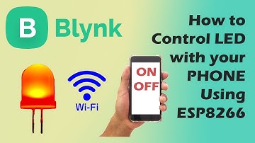 Control LED with your Phone & WiFi - Blynk IoT & ESP8266 (EASY STEPS)