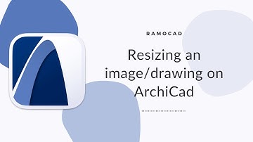 How to Resize and Import an image/drawing on Archicad