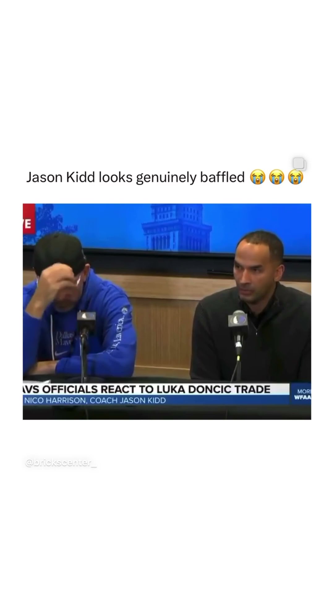 He looks genuinely baffled #hoodnews #nicoharrison #jasonkidd #mavs #dallas #mavericks #nba #coach