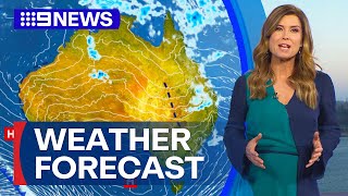 Australia Weather Update: Showers expected for parts of the country | 9 News Australia