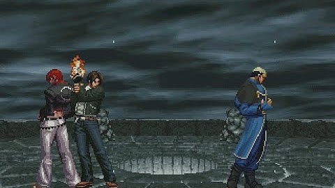 [KOF Mugen] Kyo Kusanagi, Iori Yagami vs Goenitz