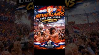 UEFA EURO 1988 — FINAL BRACKET & STANDINGS 🇳🇱 #uefa #uefaeuro1988 #championsleague