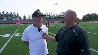 Ferris State Football Preseason Camp Day 1 - Tony Annese Interview