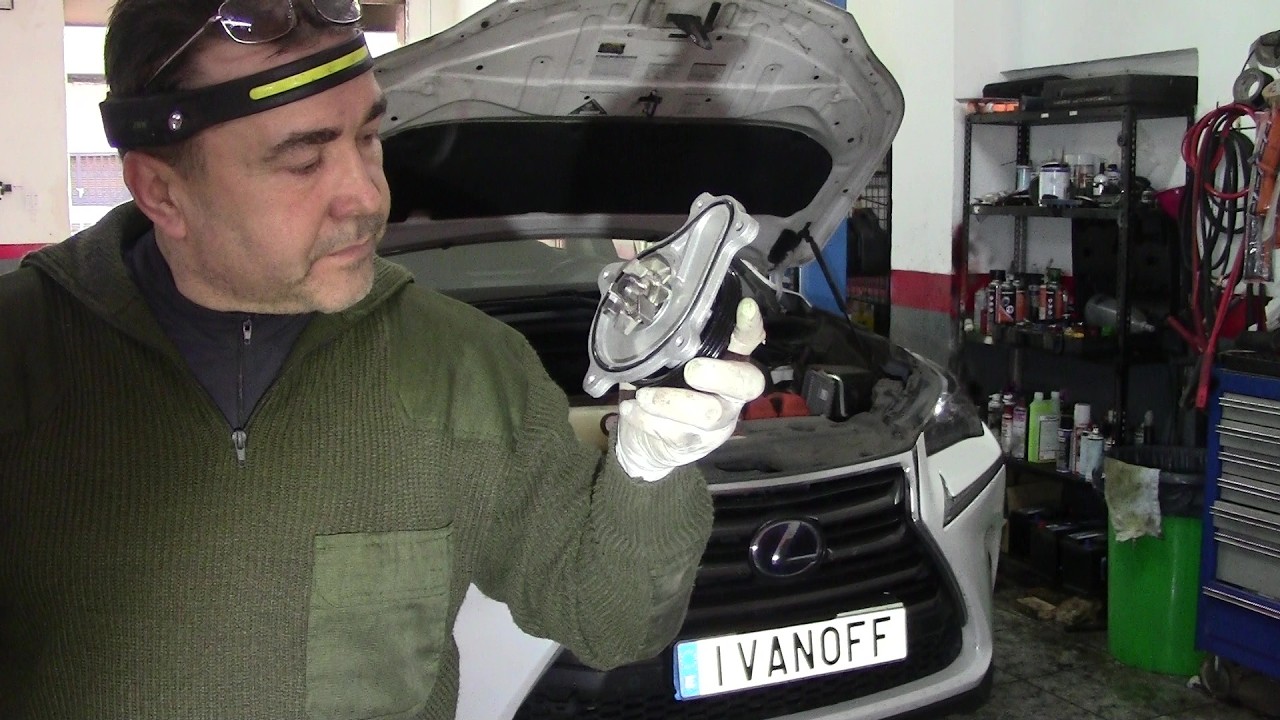 Lexus NX300H Замена помпы