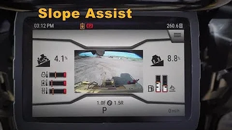 Cat® Next Gen Dozer Monitor: Slope Assist