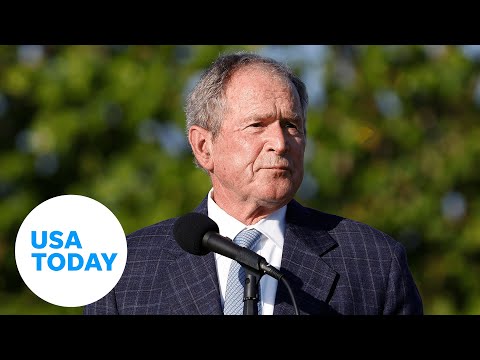George W. Bush misspeaks, calls Ukraine 'Iraq' during speech | USA TODAY