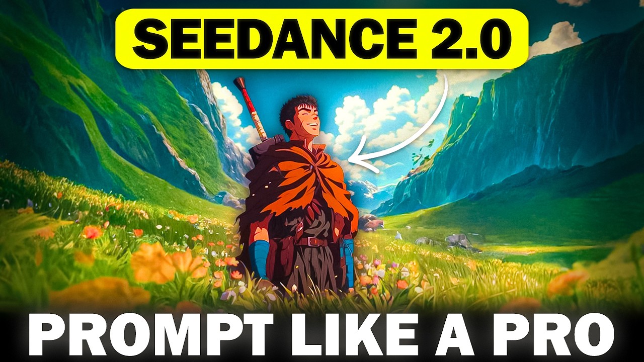 The ULTIMATE Seedance 2.0 Prompting Guide (Complete Control + Amazing Results)