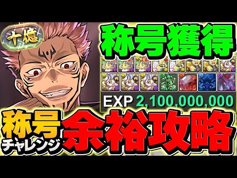 両面宿儺で十億チャレンジを攻略！簡単パズルで余裕クリア！代用&立ち回り解説！【パズドラ】
