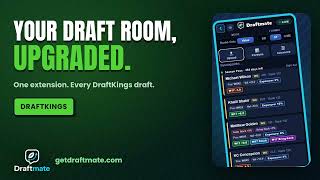 Draftmate DraftKings Fantasy Football - Quick Snapshot
