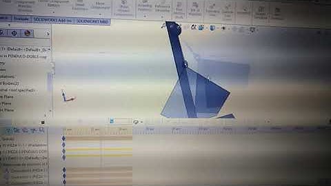 Simulación péndulo físico con SOLIDWORKS