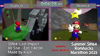 SSRM2025 - SM64: Last Impact 80 Star Race with Rusha_01 and Mushie64