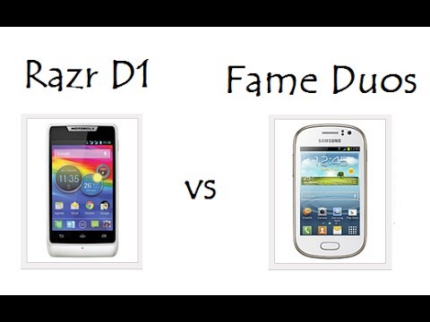 Galaxy Fame ou Razr D1? Confira o comparativo de celular da semana