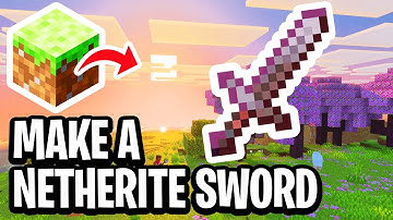 How To Make Netherite Sword In Minecraft - Full Guide