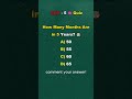 Solve in 5 Seconds 🤯 | Months in 5 Years? #shorts #quiz #riddles