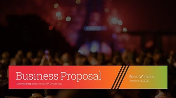 Leftline Business PowerPoint Template - Warna Slides