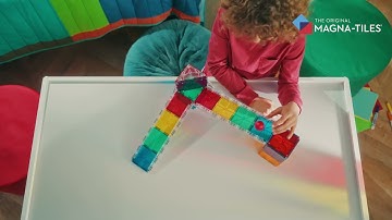 MAGNA-TILES® Rail Racers 33-Piece Magnetic Construction Set