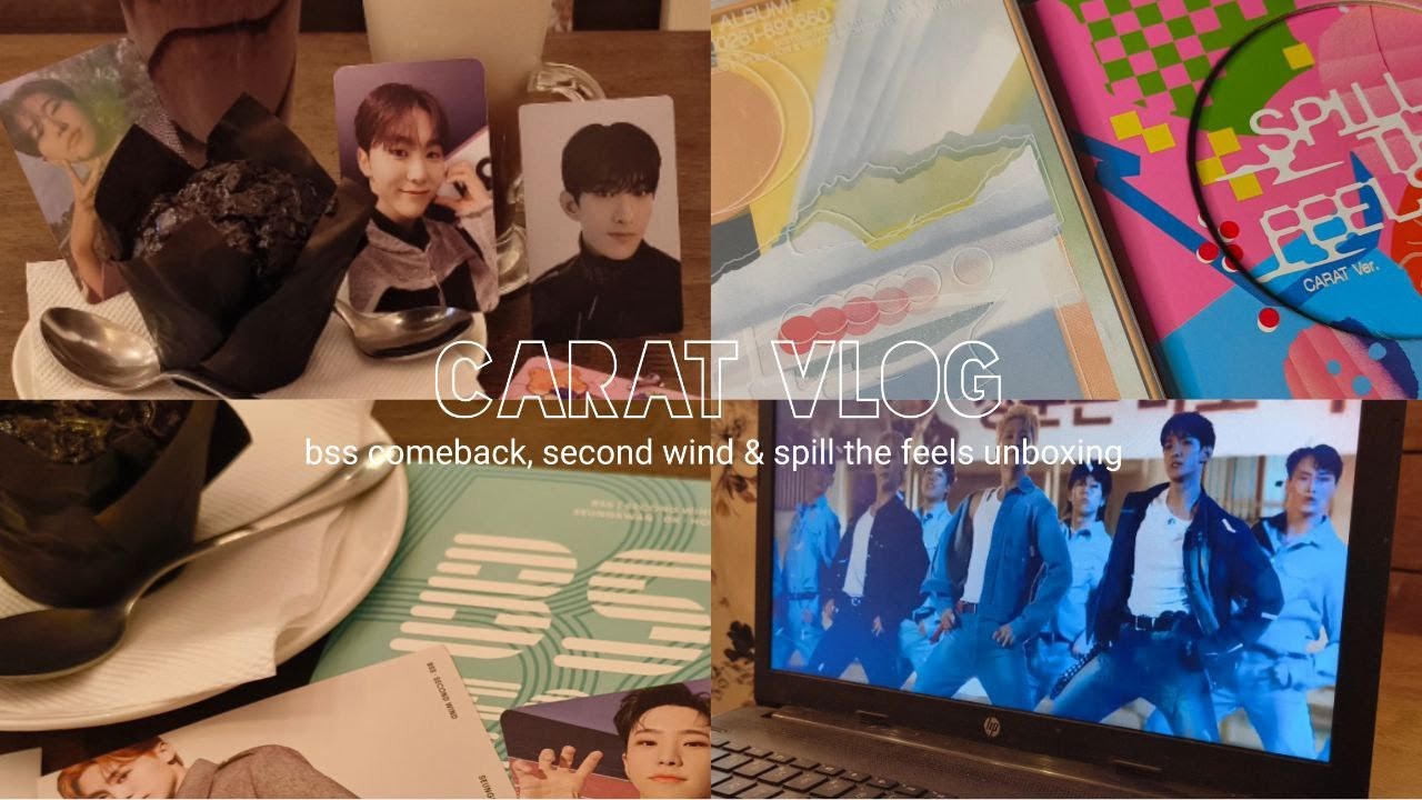 carat vlog ♡ BSS comeback day & album unboxings💎