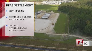 PFAS settlement in North Carolina
