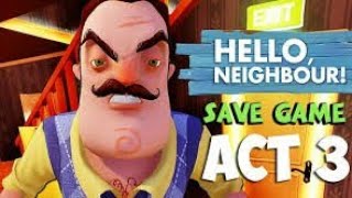 Hello Neighbor | Mobile Gameplay | Walkthrough Act 3 | FM's Games videos screenshot 4